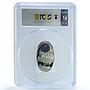 Niue 1 dollar Notre Dame Cathedral KM-402 Gothic PR 69 PCGS silver coin 2010