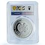 Armenia 100 dram Grey Bear KM-119 Red Book Fauna PR 70 PCGS silver coin 2006