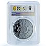 Belarus 20 roubles Arabic Dance KM-380 Culture Woman PR 69 PCGS silver coin 2011