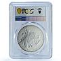 Croatia 4 euros Black Lizard KM-153 Wildlife Fauna MS 70 PCGS silver coin 2024