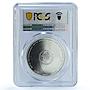 Kyrgyzstan 10 som CIS Commonwealth Independent States PR69 PCGS silver coin 2021