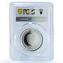 Netherlands 5 euros Johan Cruijff KM-380 Football PR 69 PCGS silver coin 2017