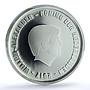 Netherlands 5 euros Johan Cruijff KM-380 Football PR 69 PCGS silver coin 2017
