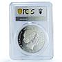 New Zealand 1 dollar Sperm Whale Wildlife Fauna PR 69 PCGS silver coin 2018