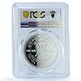 Oman 1 rial Dolphin KM-157 Environment Collection PR 70 PCGS silver coin 2002