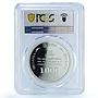 Sri Lanka 1000 rupees China Relations Communist Party PR70 PCGS silver coin 2022
