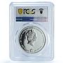 Zambia 4000 kwacha Japanese Alliance Queen Victoria PR 70 PCGS silver coin 2002