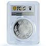 Zambia 4000 kwacha Japanese Alliance Elizabeth II PR 70 PCGS silver coin 2002