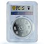 Bhutan 500 ngultrum Jigme Wangchuk 4th King Birth PR 70 PCGS silver coin 2015