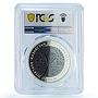 Kazakhstan 500 tenge Station Mir KM-235 Space PR 70 PCGS silver coin 2012