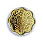 Philippines 5 sentimos Republic KM-225 Aquino PR 70 PCGS brass coin 1980