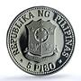 Philippines 5 piso New Society KM-210.2 Marcos PR 70 PCGS nickel coin 1980