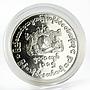 Myanmar 5000 kyats Government of Republic of Union Myanmar silver coin 2015