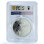 South Africa 2 rand Kogelberg Reserve Land Bee PR 69 PCGS silver coin 2015