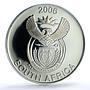 South Africa 10 cents Jackal KM-317 Wildlife Fauna Dog PR 70 PCGS Ag coin 2006