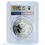 South Africa 2 rand Blue Crane WWF Wildlife Fauna Bird PR 70 PCGS Ag coin 2011