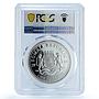 Somalia 1000 shillings Elephant KM-183 Wildlife PR 70 PCGS silver coin 2004