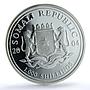 Somalia 1000 shillings Elephant KM-183 Wildlife PR 70 PCGS silver coin 2004