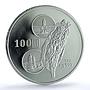 Taiwan 100 dollars High Speed Railway Y#581 Train PR 69 PCGS silver coin 2006
