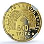 Kazakhstan 500 tenge Sultan Singapore KM-252 Mosque PF 70 NGC gold coin 2010