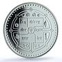 Nepal 1500 rupees Tiger KM-1168 Wildlife Fauna Cat PR 70 PCGS silver coin 1998