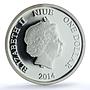 Niue 1 dollar Weeping Angel Doctor Who Cinema PR 70 PCGS silver coin 2014