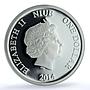Niue 1 dollar Sontarans Doctor Who Cinema PR 69 PCGS silver coin 2014