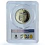 Panama 1/2 balboa Canal Centenary KM-145a Carlos V PR 68 PCGS silver coin 2014