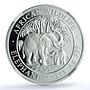 Somalia 100 shillings Elephant KM-182 African Wildlife PF70 NGC silver coin 2007