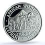Somalia 1000 shillings Elephant KM-195 African Wildlife PF 70 NGC Ag coin 2007