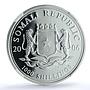 Somalia 1000 shillings Elephant KM-195 African Wildlife PF 70 NGC Ag coin 2007
