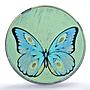Sao Tome 1000 dobras Butterfly Hologram KM-82 Fauna PF 69 NGC silver coin 1998