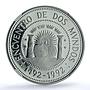 Argentina 1000 australes Ibero-American KM-106 Pillars PF69 NGC silver coin 1991