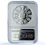 Ecuador 5000 sucres Native Costumes Ibero-American PF 69 NGC silver coin 1997