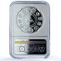Nicaragua 5 cordobas Inditas Ibero-American Dances PF 69 NGC silver coin 1997