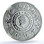 Niue 1 dollar Aquarius KM-505 Mucha Zodiac Signs Art PF 70 NGC silver coin 2010