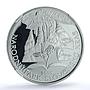 Slovakia 500 korun Kras Park KM-85 Flora Flower PF 69 NGC silver coin 2005