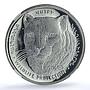 Artsakh Karabakh 1000 dram Leopard KM-19 Fauna Cat PF 69 NGC silver coin 2004