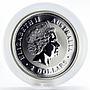 Australia 2 dollars Year of the Monkey Lunar Series I 2 oz silver coin 2004