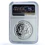 Sealand 1 dollar Orca Whale Sea Treasures Fantasy X#9 PF 69 NGC CuNi coin 1994