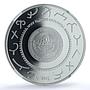 Kyrgyzstan 10 som Tamga KM-67 Khaganate Horsemans PF 70 NGC silver coin 2015