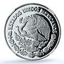 Mexico 5 pesos Lobo KM-627 Wildlife Fauna WWF Wolf PF 68 NGC silver coin 1998