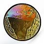 Congo 10 francs Victoria Falls hologram proof silver coin 2003