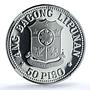 Philippines 50 piso Security Plant Complex KM-218 PF 69 NGC silver coin 1977