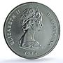 Turks Caicos Islands 20 crowns Queen Victoria KM-14 MS 69 NGC silver coin 1976