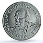 Turks Caicos Islands 20 crowns Churchill KM-2 MS 69 NGC silver coin 1974