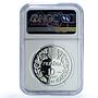 Ukraine 10 hryvnias Garden Dormouse KM-89 Fauna PF 69 NGC silver coin 1999