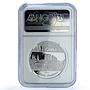 Ukraine 10 hryvnias Ternopil KM-785 Anniversary City PF 69 NGC silver coin 2015