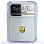 Bulgaria 20000 leva Ivan Alexander Tetraevangelia KM-326 PF69 NGC gold coin 1998