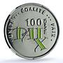 Djibouti 100 francs Independence KM-40 Paix MS 62 NGC CuNi coin 2002